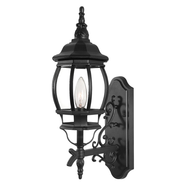 Isabella outdoor wall light, Black/Small