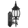 Isabella outdoor wall light, Black/Small