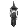 Isabella outdoor wall light, Black/Small
