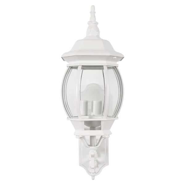 Isabella outdoor wall light, White/Large