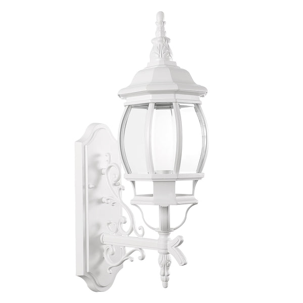 Isabella outdoor wall light, White/Small