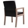 Jura dining chair, Black Hron Leather