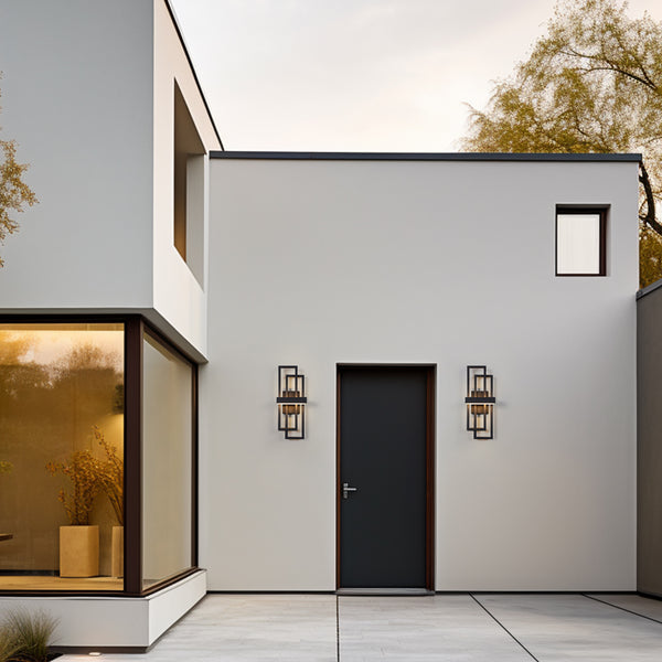 Kabar outdoor wall light, Black