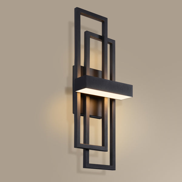 Kabar outdoor wall light, Black