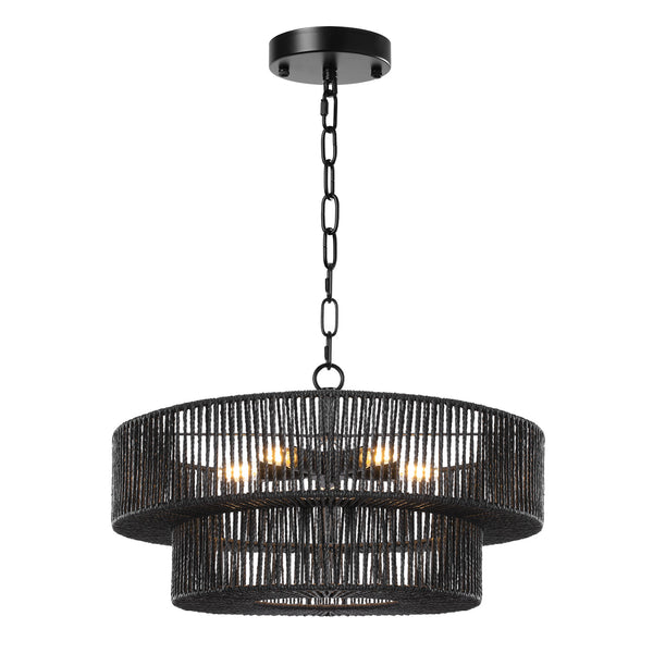 Kalina chandelier light, Black