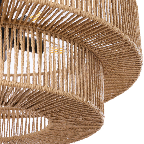 Kalina chandelier light, Wood