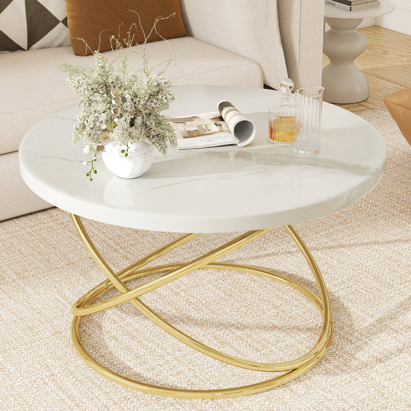 Kangto Coffee Table in Marble Finish