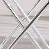 Kangto Side Table in Chrome Finish