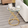 Kangto Side Table in Gold Finish