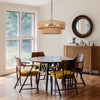 Kerner chandelier light, Wood