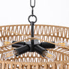 Kerner chandelier light, Wood