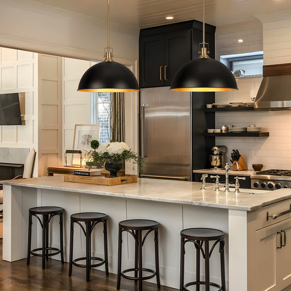 Kernling chandelier light, Black