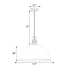 Kernling chandelier light dimensions