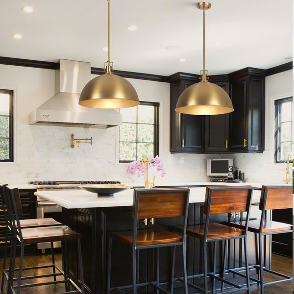 Kernling chandelier light, Gold