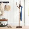 Kharta Coat Rack in Brown Rubberwood