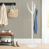 Kharta Coat Rack in White Rubberwood