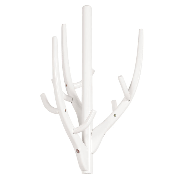Kharta Coat Rack in White Rubberwood