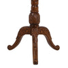 Ktwo Coat Rack in Brown Finish with Inward Hooks