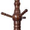 Ktwo II Coat Rack in Brown Finish
