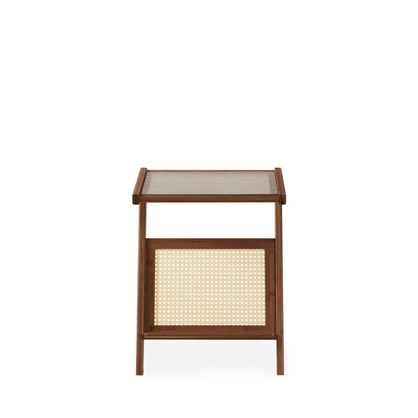 Labuche end table, Dark brown, 22"