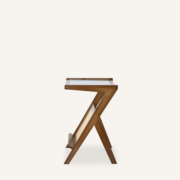 Labuche end table, Dark brown, 22"