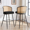 Lagrein bar stool, Black Sacy Fabric/Bar Height