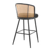 Lagrein bar stool, Black Sacy Fabric/Bar Height