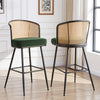 Lagrein bar stool, Green Sacy Fabric/Bar Height