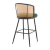 Lagrein bar stool, Green Sacy Fabric/Bar Height