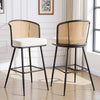 Lagrein bar stool, White Sacy Fabric/Bar Height