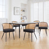 Lagrein Dining Chair in Black Jaen Leather