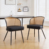 Lagrein Dining Chair in Black Jaen Leather