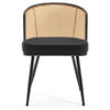 Lagrein Dining Chair in Black Jaen Leather