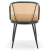 Lagrein Dining Chair in Black Jaen Leather