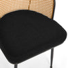 Lagrein Dining Chair in Black Sacy Fabric