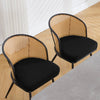 Lagrein Dining Chair in Black Sacy Fabric