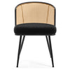 Lagrein Dining Chair in Black Sacy Fabric