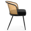 Lagrein Dining Chair in Black Sacy Fabric