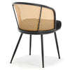 Lagrein Dining Chair in Black Sacy Fabric