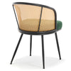 Lagrein Dining Chair in Green Sacy Fabric