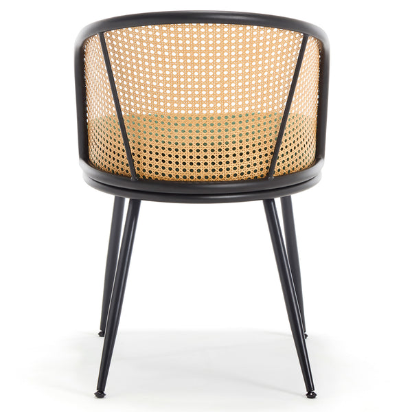 Lagrein Dining Chair in Green Sacy Fabric