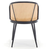 Lagrein Dining Chair in White Jaen Leather