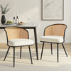 Lagrein Dining Chair in White Sacy Fabric