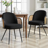 Lagrein III Dining Chair in Black Sacy Fabric