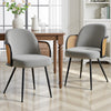 Lagrein III Dining Chair in Gray Sacy Fabric