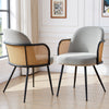 Lagrein III Dining Chair in Gray Sacy Fabric