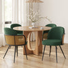 Lagrein III Dining Chair in Green Sacy Fabric