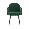 Lagrein III Dining Chair in Green Sacy Fabric