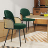 Lagrein III Dining Chair in Green Sacy Fabric