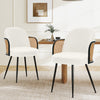 Lagrein III Dining Chair in White Sacy Fabric